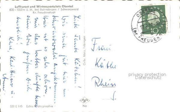 Baiersbronn Schwarzwald Totalansicht – Bild 2