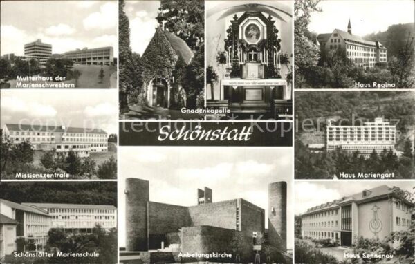 Schoenstatt Vallendar Mutterhaus Gnadenkapelle Haus Regina Ha