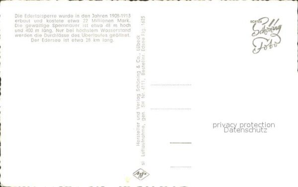 Edertal Fliegeraufnahme Edertalsperre – Bild 2
