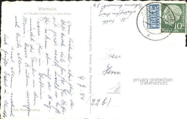 Wertheim Main mit Taubermündung – Bild 2