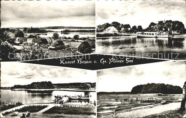 Bosau Gr Plöner See Fahrgastschiffe Seebrücke