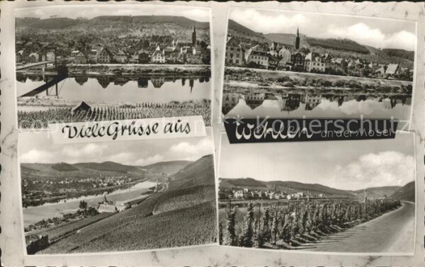 Wehlen Mosel Panorama Totalansichten Moselpartie