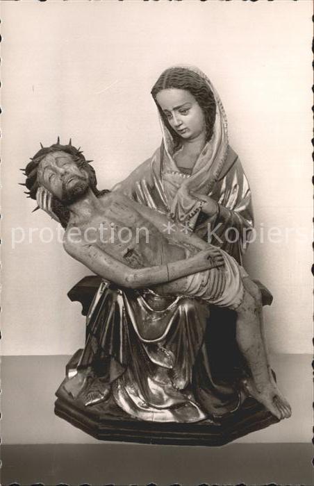 Poppenhausen Wasserkuppe Pfarrkirche St Georg Pieta aus dem 17te