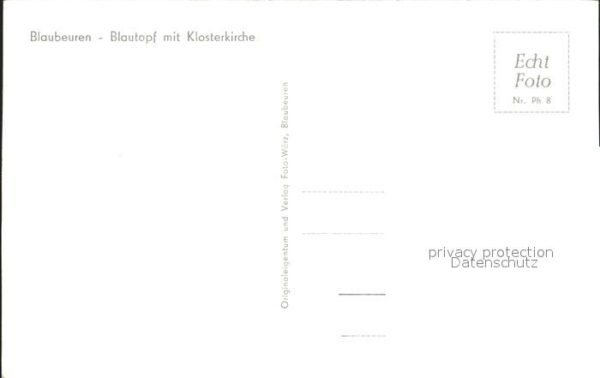Blaubeuren Blautopf mit Klosterkirche – Bild 2