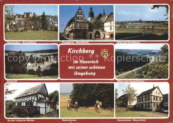 Kirchberg Hunsrueck Gemünden Schlossblick Marktplatz Kirchb