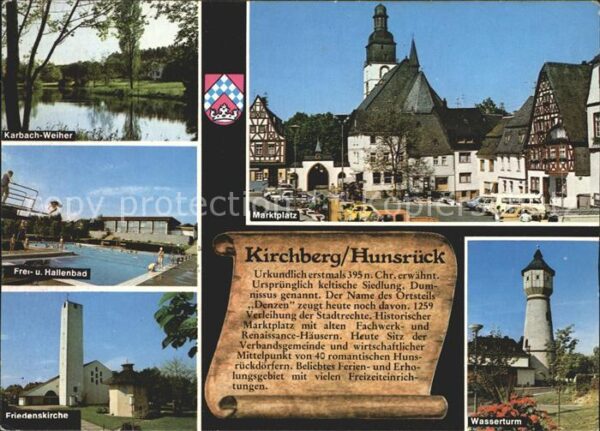 Kirchberg Hunsrueck Karbach Weiher Marktplatz Frei und Hall