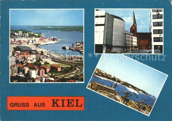 Kiel Hafenpanorama Kirche