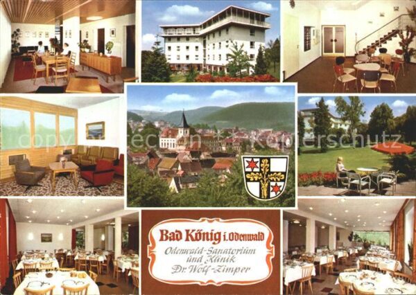 Bad Koenig Odenwald Ortsansicht Odenwald Sanatorium Aufenth