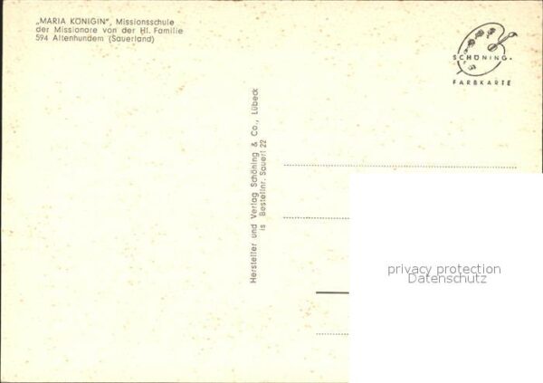 Altenhundem Missionsschule Maria Königin – Bild 2
