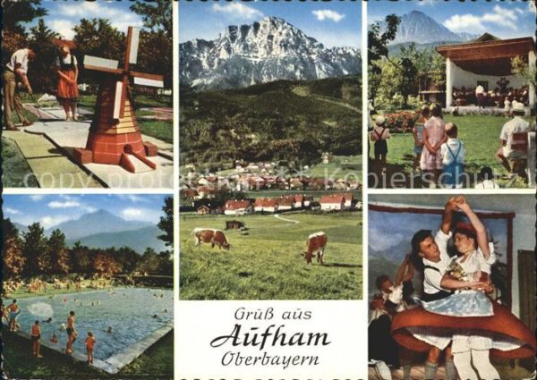 Aufham Anger Minigolf Schwimmbad Kurkonzert Tanz Tot