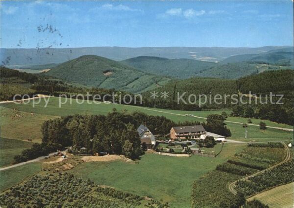 Oesterberge Pension Haus Bergeshöh Fliegeraufnahme