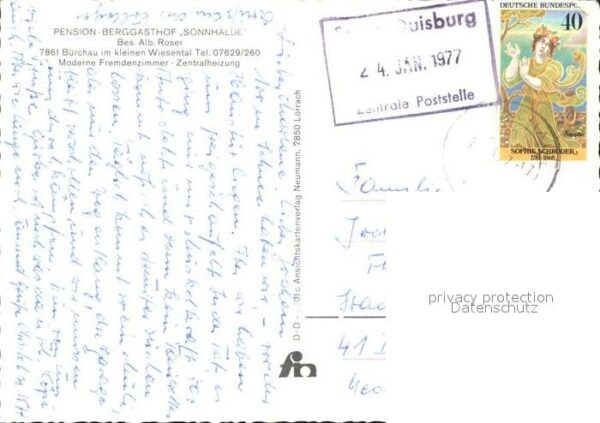 Buerchau Pension Berggasthof Sonnhalde – Bild 2