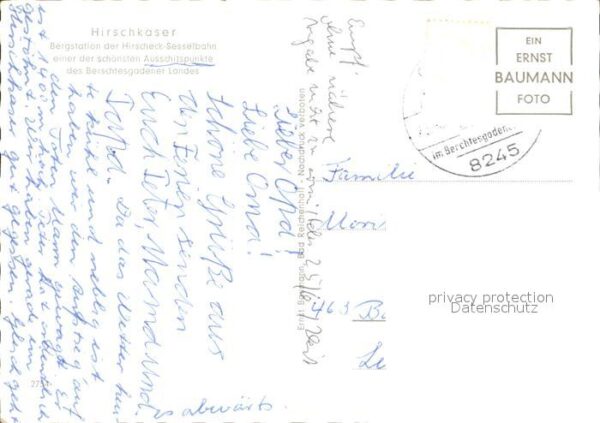 Berchtesgaden Bergstation der Hirscheck Sesselbahn Ga – Bild 2