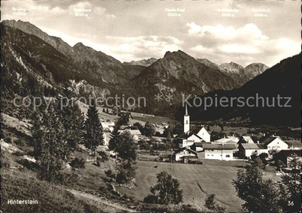 Hinterstein Bad Hindelang Panorama
