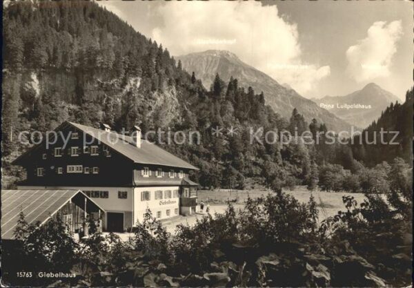 Hinterstein Bad Hindelang Giebelhaus im Hintersteiner Tal Prinz L