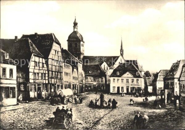 Recklinghausen Westfalen Marktplatz Gemälde