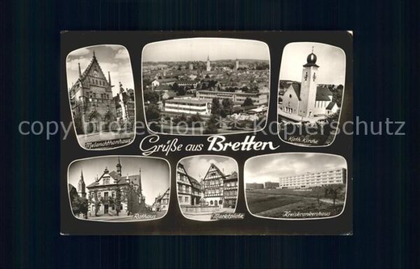 Bretten Baden Melanchthonhaus Totalansicht Kath Kirch