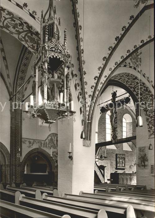 Moelln Lauenburg St Nicolai Kirche Südl Seitenschiff mit