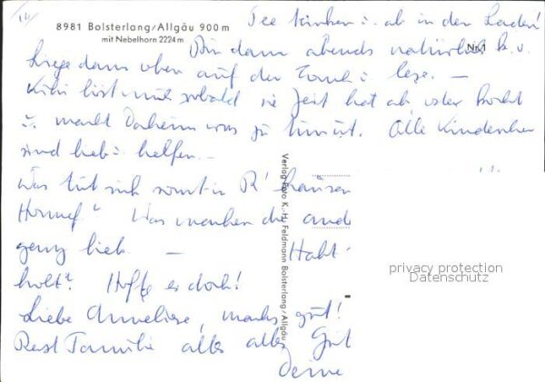 Bolsterlang mit Nebelhorn – Bild 2