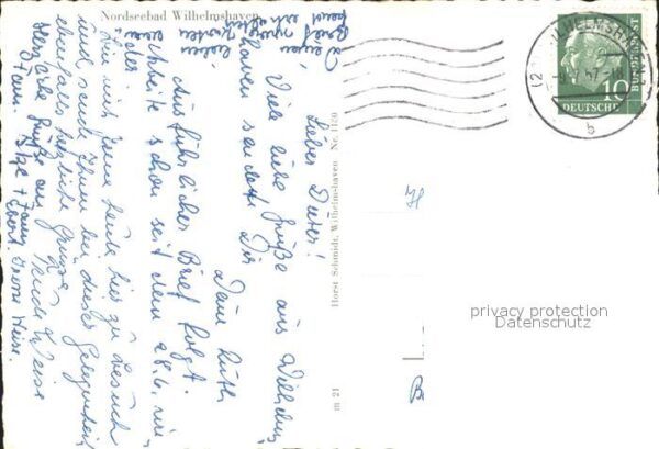 Wilhelmshaven hauptpostamt Rathaus Friedensbrunnen St – Bild 2