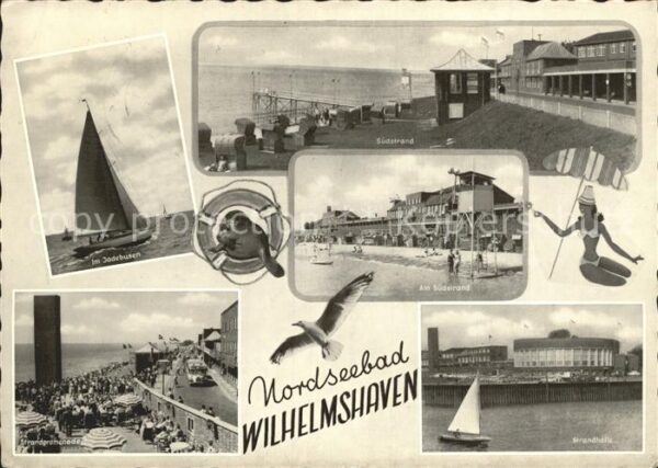 Wilhelmshaven Am Jadebusen Südstrand Strandpromenade
