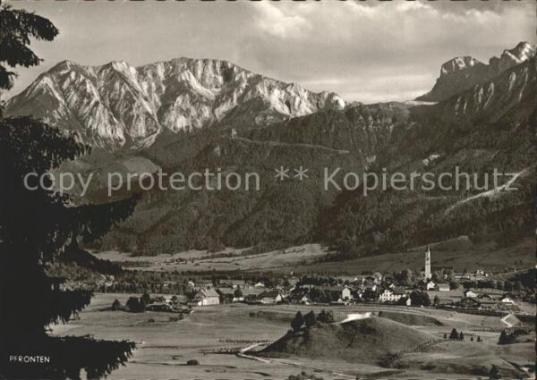 Pfronten mit Rossberg und Aggenstein
