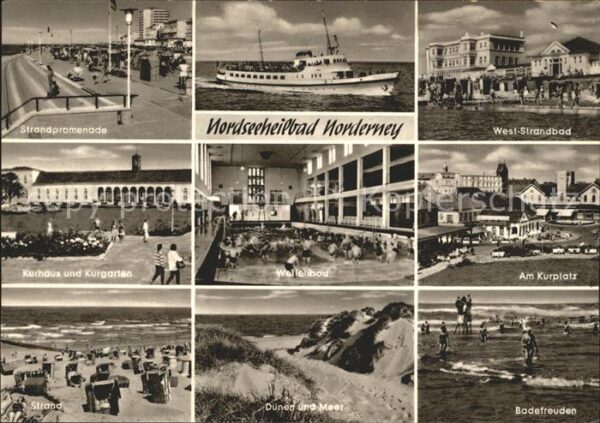 Norderney Nordseebad Strand Promenade Fahrgastschiff Strandb
