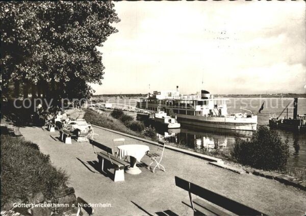 Goetterswickerhamm Niederrhein Dampfer Anlegestelle Cafe Restaurant Zu