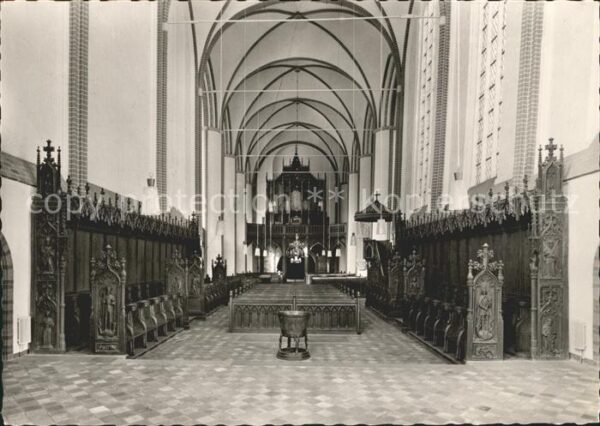 Bardowick Dom Inneres Chorgestühl