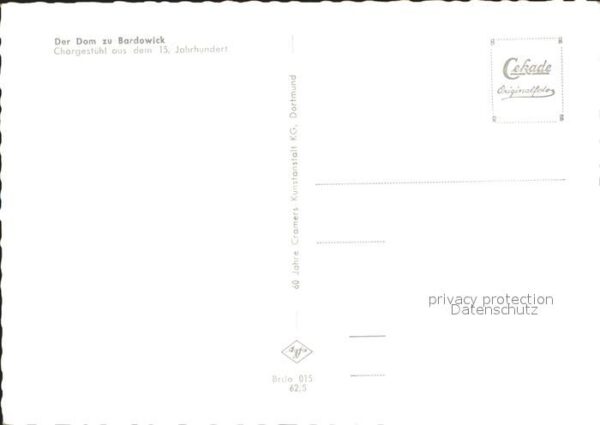 Bardowick Dom Inneres Chorgestühl – Bild 2