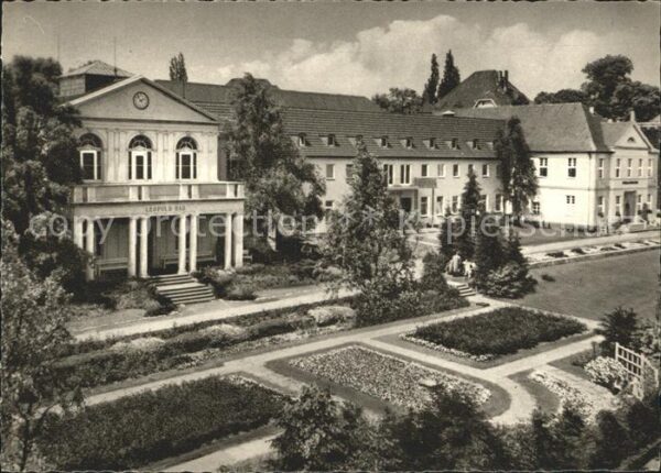 Bad Salzuflen Rosengarten mit Badehäusern