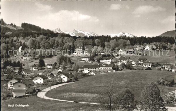 Bad Kohlgrub Teilansicht Ammergauer Alpen