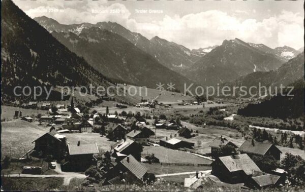 Hinterstein Bad Hindelang Panorama Allgäuer Alpen