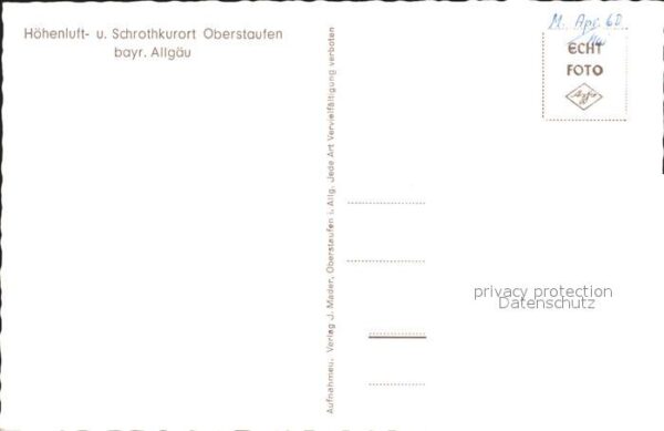 Oberstaufen Ortsansicht mit Kirche Schroth und Luft – Bild 2