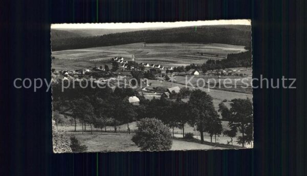 Ruethen Moehne Panorama Blick von der Stadtmauer