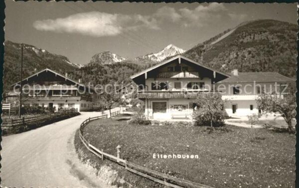 Ettenhausen Schleching Dorfpartie Alpen