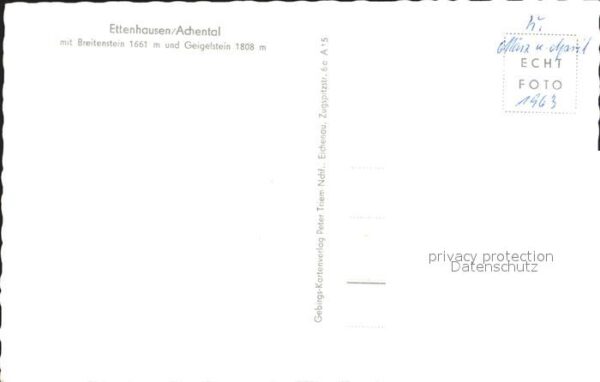 Ettenhausen Schleching Dorfpartie mit Breitenstein und Geigels – Bild 2