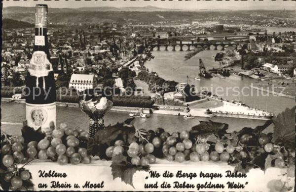 Koblenz Rhein Deutsches Eck Kaiser Wilhelm Denkmal Mo
