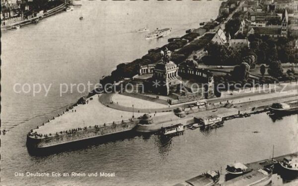 Koblenz Rhein Deutsches Eck an Rhein und Mosel Kaiser