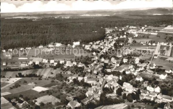 Hallwangen Höhenluftkurort Fliegeraufnahme
