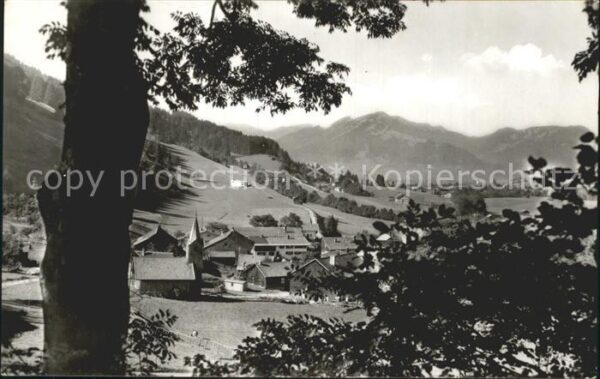 Kranzegg Panorama Erholungsort Allgäuer Alpen