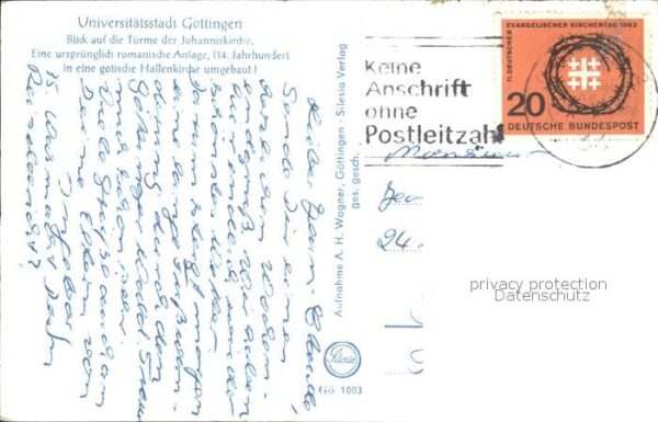 Goettingen Niedersachsen Türme der Johanniskirche – Bild 2