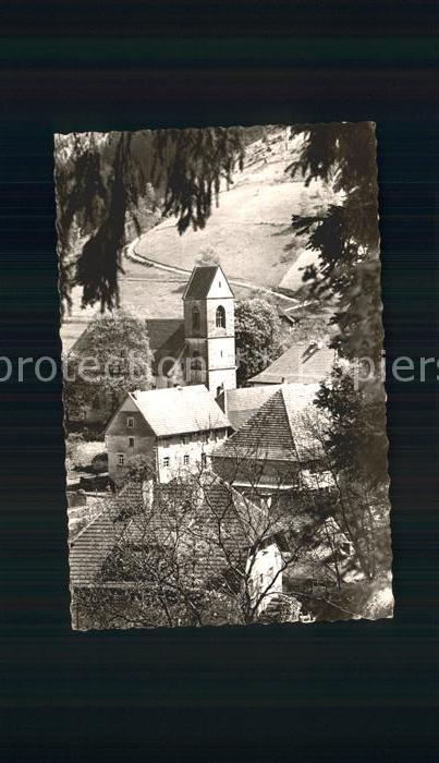 Muehlenbach Baden Blick auf die Kirche