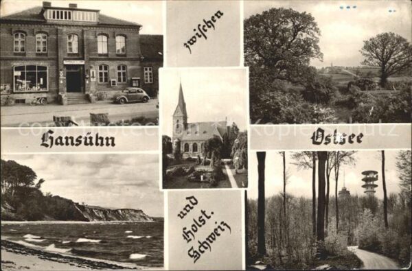 Hansuehn Gasthaus Zu den Linden Kirche Strand Wa