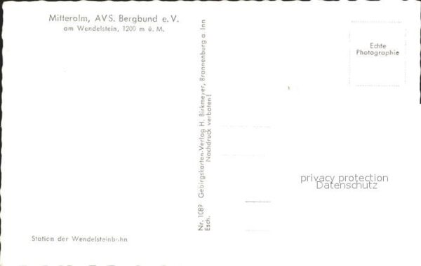 Mitteralm Wendelstein AVS Bergbund eV – Bild 2