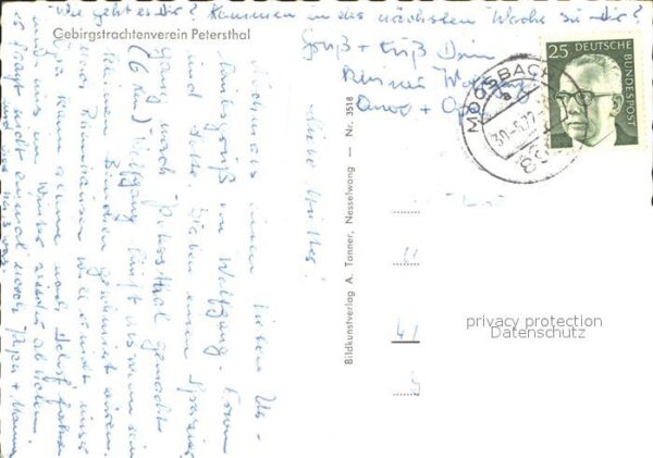 Petersthal Allgaeu Gebirgstrachtenverein Tanz Kirche – Bild 2