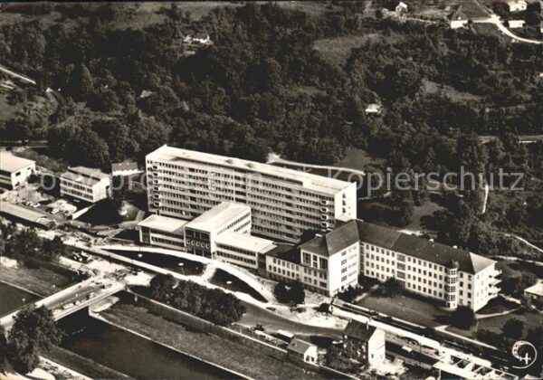 Pforzheim Städtisches Krankenhaus Fliegeraufnahme