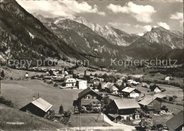 Hinterstein Bad Hindelang Panorama Allgäuer Alpen