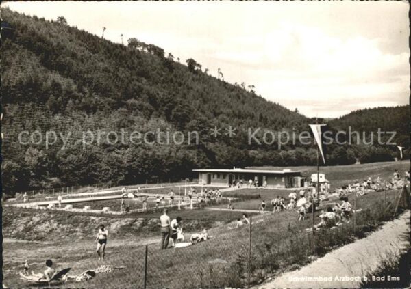 Arzbach Westerwald Schwimmbad Freibad