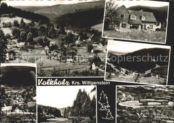 Volkholz Teilansichten Lahntal Siegquelle